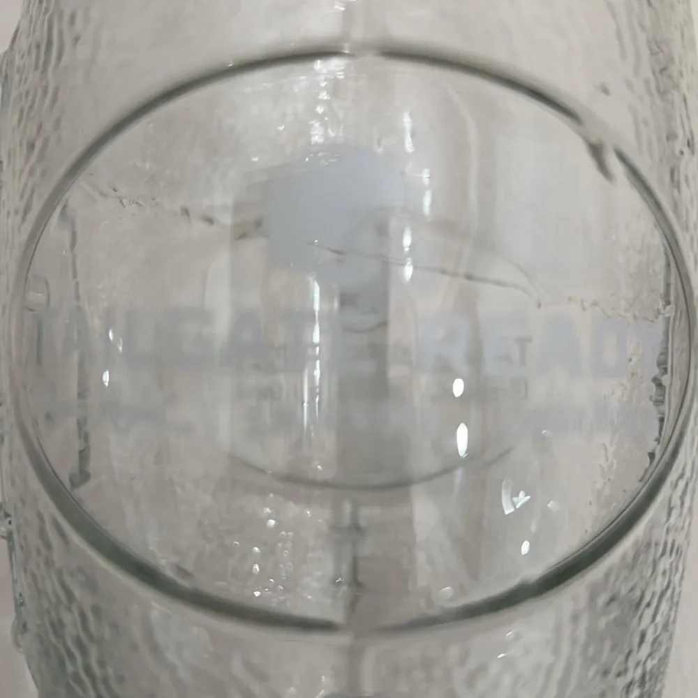 Tailgate Ready 24 Oz Glass 6 1/2 In Tall 2 1/2 In Round Crown Smirnoff Captain